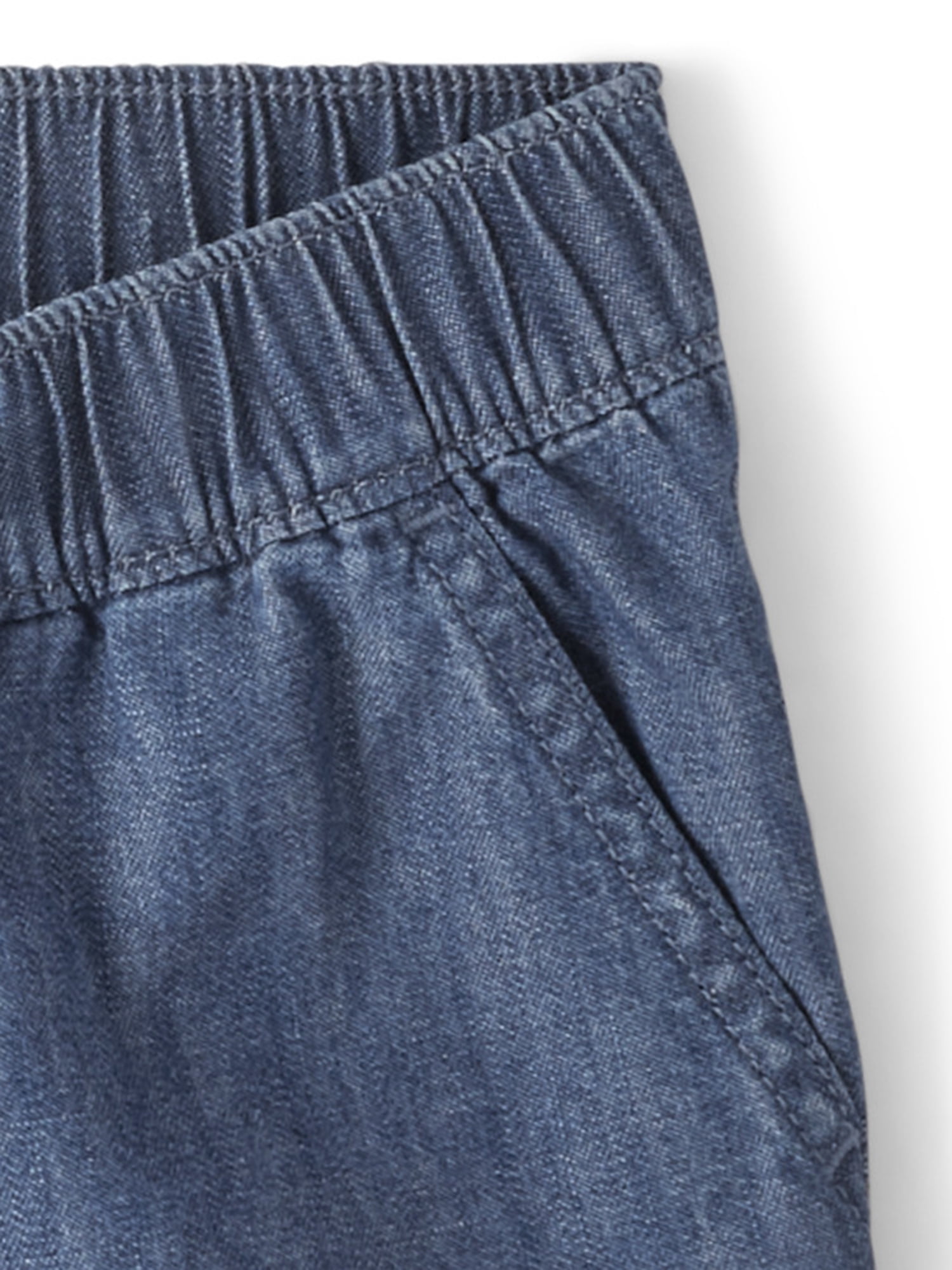 The Children's Place Girls Chambray Denim Pull On Short, Sizes 4-16