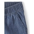 thumbnail image 3 of The Children's Place Girls Chambray Denim Pull On Short, Sizes 4-16, 3 of 3