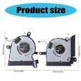 thumbnail image 3 of High Performances Notebook GPU Coolers Radiators CPU Cooling Fan Radiators Compatible for GV302XV GV302XA Notebook, 3 of 4