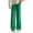 Green, variant on Womens Pants Vertical Stripes Lined Wide Leg Trousers Fall Winter High Waist Flowy Straight Cut Workout Sports Yoga Bottoms