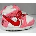 thumbnail image 3 of Pink Nike Sneaker Slippers - Comfy Jordan Air Max Plush Retro - Nike Dunks Pink, 3 of 16