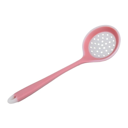 

Twowood Strainer Scoop Long Lasting Convenient Silicone Non-Stick Cooking Slotted Colander Spoon for Kitchen