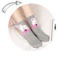 thumbnail image 4 of JeashCHAT Women's Tube Socks Cartoon Animal Ears Cotton Cute And Comfortable Socks, 4 of 9