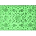 thumbnail image 1 of Ahgly Company Indoor Rectangle Abstract Emerald Green Modern Area Rugs, 7' x 9', 1 of 4