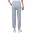 thumbnail image 4 of Pdbokew Womens Golf Pants Lightweight with Zipper Pockets Petite Ankle Dressy Golf Work Business Casual Slacks Gray 2XL, 4 of 8