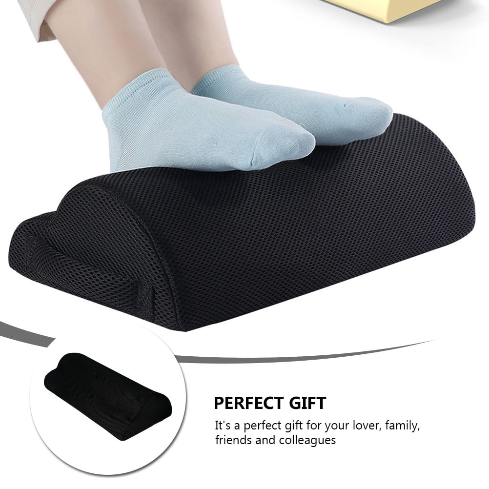 Shuliwen Under Desk Foot Rest Pillow Sponge Foot Cushion for Office