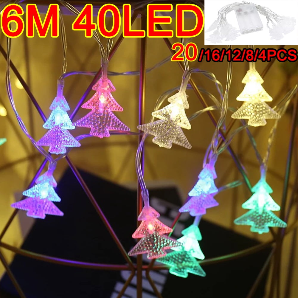 QZBON Christmas Lights, 19.68 Feet, 40 LED Christmas Tree Lights
