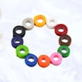 thumbnail image 2 of 12 piezas 12 collares de diferentes colores anillo de cuello de poliéster para mascotas suministros prácticos para mascotas para cachorros de perro, 2 of 4