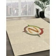 thumbnail image 3 of Ahgly Company Machine Washable Indoor Round Transitional Moccasin Beige Area Rugs, 3' Round, 3 of 7