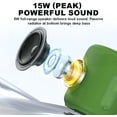 thumbnail image 6 of IPX6 Waterproof Bluetooth Speakers Portable Speakers Bluetooth Wireless 15H Playing Time 360°Stereo Sound,TWS Paring with Bass Dual Pairing for Outdoor Travel，Gift Ideas, 6 of 9