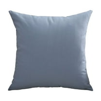 Plaid Throw Pillow Covers, Breathable Decorative Pillow Cases for Sofa Couch and Outdoor Chair, Blue Indoor Outdoor Decorative Pillow Cover with Hidden Zipper, No Insert Included