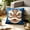 B1, variant on Decorative Lion Head Pillow Cover, Sofa Couch Accent Cushion, Soft Flock Fabric, Living Room Bedroom Outdoor Decor, Blue Red Yellow White Green Purple Brown, 45x45cm
