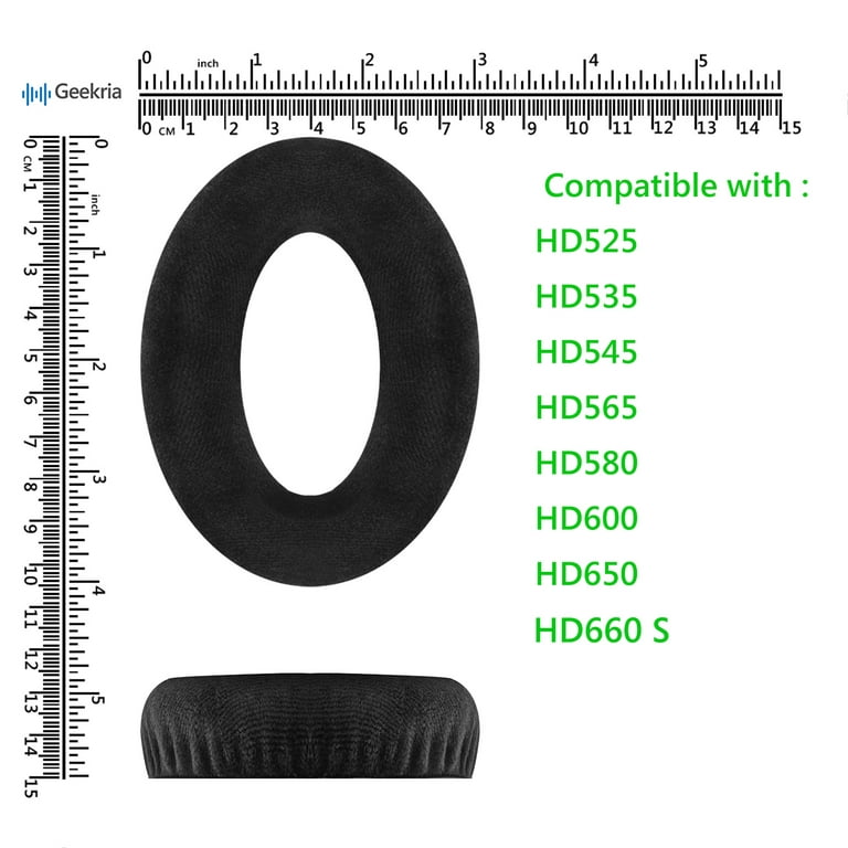  Replacement Headband Cushion Pad Repair Parts Compatible with Sennheiser  HD600 HD580 Headphones (Black) : Electronics