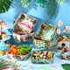 thumbnail image 2 of Bandejas para servir comida Uiifan Hawaii Aloha Tropical Paper, 2.3 pulgadas, 2 of 6