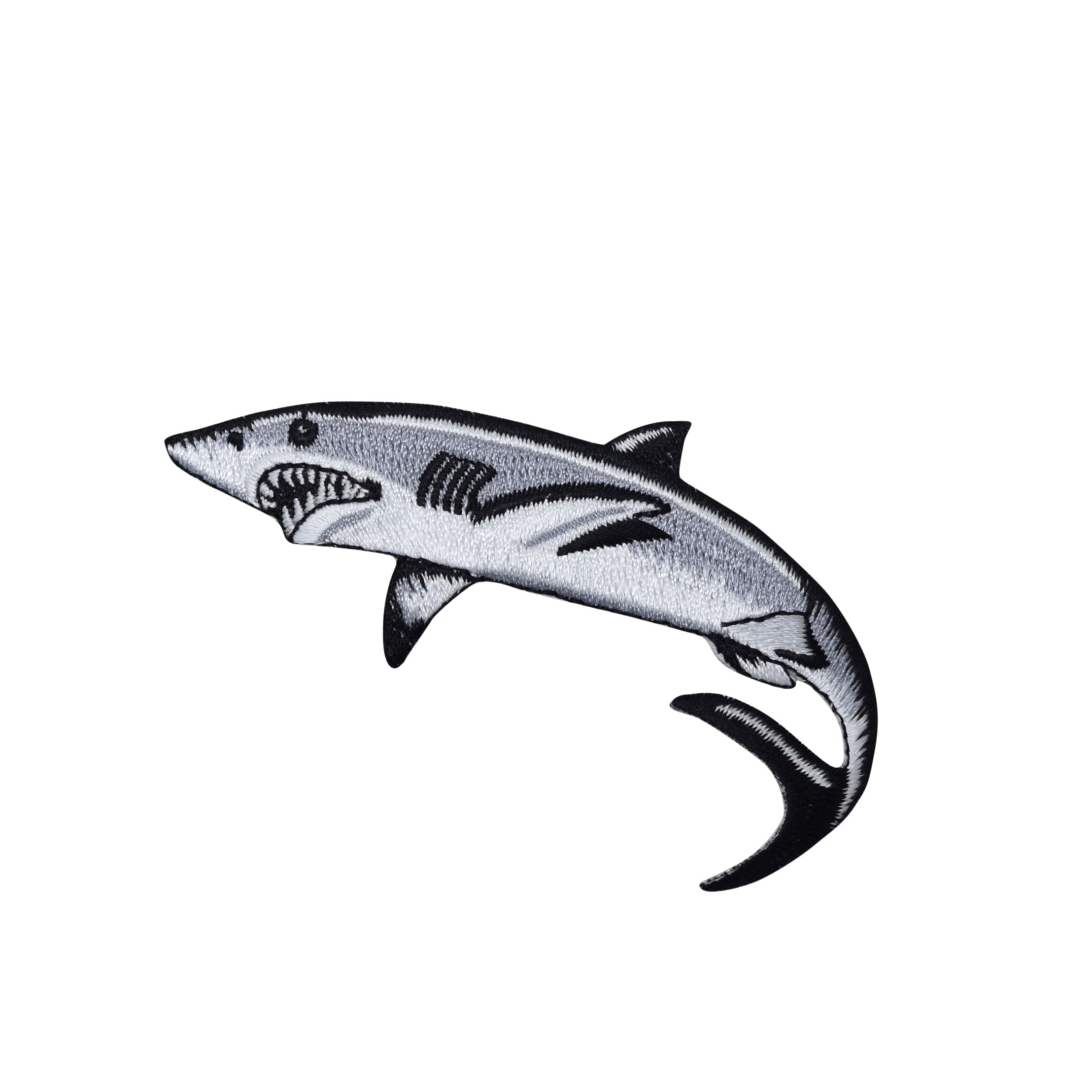 Shark Iron On Embroidered Patch