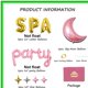 thumbnail image 4 of Spa Sleepover Bash Kit - Girls Night In Decor Set with PJ Themed Banner, Balloons, and Gold Party Supplies for Birthday, Bridal, Hen Parties., 4 of 4