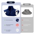 thumbnail image 5 of RENPHO Extra Large Heating Pad for Shoulders Neck and Back, 9 Temperature Settings, Fsa Hsa Eligible, 19"x 24"，Birthday Mothers Day Gifts for Women Men, Blue, 5 of 14