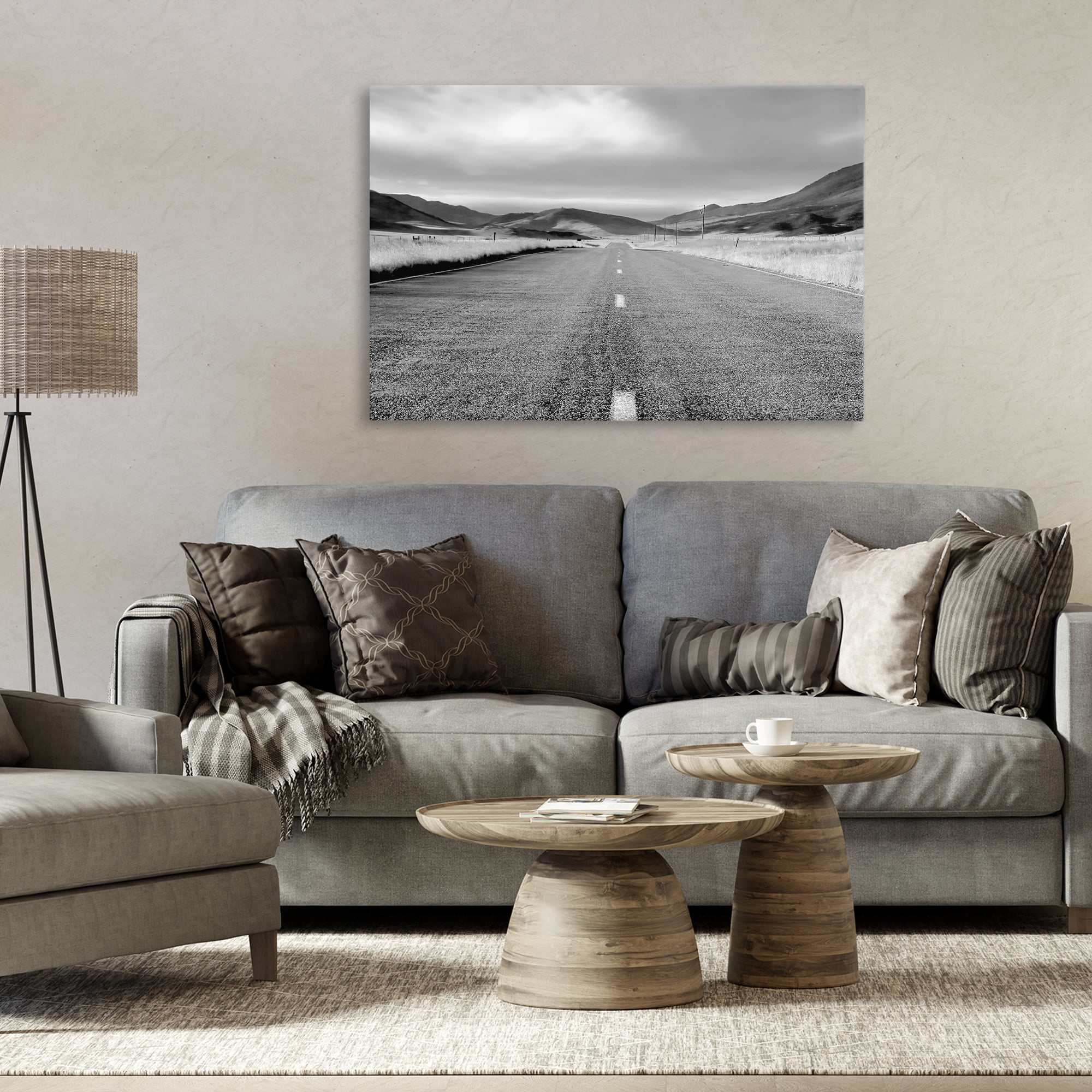 Stupell Industries Open Road Through Rolling Hills Canvas Wall Art, design by Steve Toole