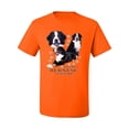 thumbnail image 2 of Wild Bobby, If It's Not a Bernese It's Just a Gift | Mens Lover Graphic T-Shirt, Orange, 3XL, 2 of 3
