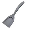 thumbnail image 1 of Espátula para plancha tipo pinza 2 en 1: cuenta con una hoja antiadherente de nailon fácil de agarrar, ideal para tortitas de patata y filetes, con un mango ergonómico resistente al calor(gris）, 1 of 9
