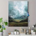 thumbnail image 4 of Misty Mountain Landscape Canvas Print, Suitable for Living Room, Bedroom, Office, Hotel Lobby, Art Studio, 4 of 8