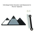 thumbnail image 3 of Decoration Grille Badge Emblem Decoration Label Replacement for   Sequoia  Highlander, 3 of 6