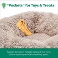 thumbnail image 4 of Cama Donut Peluche Furhaven Taupe con Cubierta Removible para Perro Mediano, 4 of 10