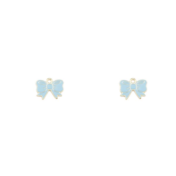 Minnieouse Pendientes colgantes llamativos pulseras DIY diseño único accesorios de joyería regalos delicados para mujeres niñas corbata azul Type2 NO2 Minnieouse CBP255772
