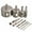 Silver_Hot#931, variant on Diamond Hole Saw Drill Set 10-Piece 3mm-50mm Glass & Tile Cutting Kit Electroplated Diamond Core Bits Set for Ceramic Glass Drilling 100 Grit Professional Grade