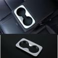 thumbnail image 1 of for Kia Seltos 2020 - 2023 Silver Interior Rear Cup Holder F for Ram e Cover Trim -, 1 of 4