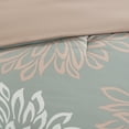 thumbnail image 4 of Home Essence Calla 7 Piece Comforter Set with 100% Cotton Bed Sheet, Blush/Grey, Twin, 4 of 9