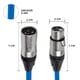 thumbnail image 5 of Cable Xlr 15m Balanceado Profesional Steelpro, 5 of 5