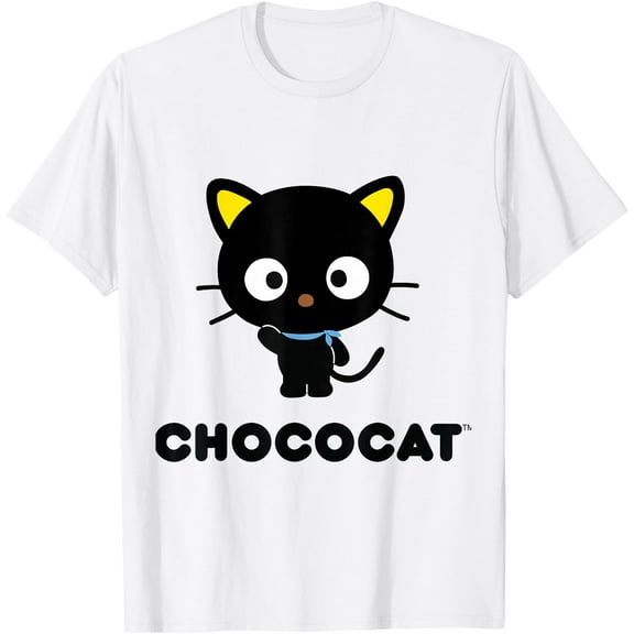 Chococat Character Greeting DTG Print Unisex T-Shirt