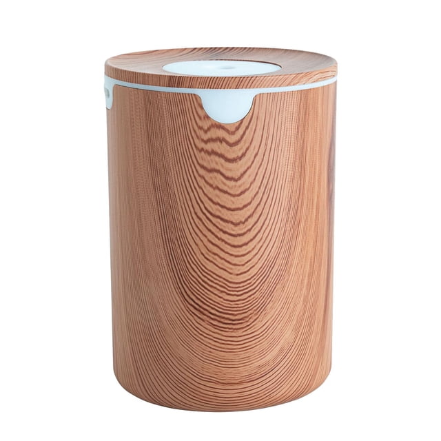Humidifiers for Bedroom New Household Atmosphere Lamp Night Water Make-Up Wood Grain Humidifier Desktop Bedroom Small Spray Humidifier Lamps for Bedrooms