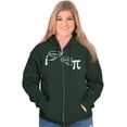 thumbnail image 3 of Rational Real Pi Pie Number Math Nerd Zip Up Hoodie Men's Women's Brisco Brands 3X, 3 of 6