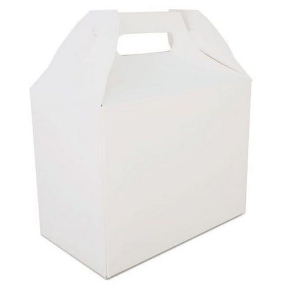 9 x 5 x 7 in. Carryout Barn Boxes, White - Large - 150 Count