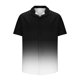 thumbnail image 5 of Mens Casual de Manga Corta Botón Abajo Camisas de Impresión Turndown Cuello Botón Camisa Poliéster, Moda de Verano Superior para Hombres Al Aire Libre, 5 of 6