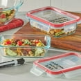 thumbnail image 5 of 2pc Glass Value Pack Rectangle Baking Dish Red: Freezer & Microwave Safe, 16 Volume, 5 of 5