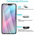 thumbnail image 2 of Njjex [1-Pack] for iPhone XR 11 / iPhone 12 / 11 Pro Max Tempered Glass Screen Protector, 3D Full Coverage, Anti-Scratch, Anti-Fingerprint, Bubble Free, Edge to Edge Protection, 2 of 9