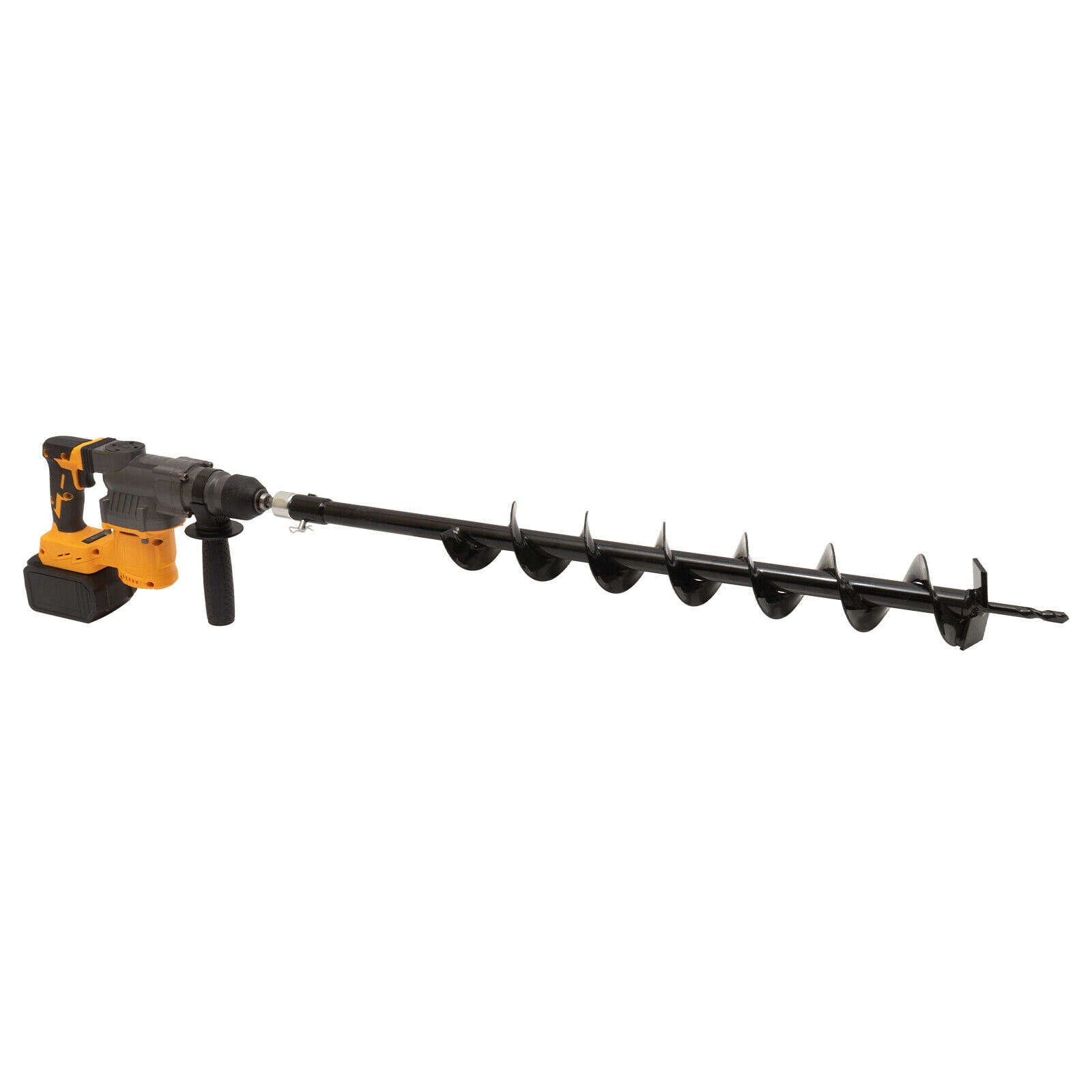 128VF 21V Rotary Hammer Drill Brushless Cordless Hammer Drill w/ 80cm Drill Bit 2 Mode 19500mAh