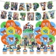 thumbnail image 5 of Zootopia 2 Birthday Party Decoration Set Birthday Banner Spiral Balloon Background Cloth Tablecloth, 5 of 10