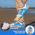 thumbnail image 3 of AUXDIQ Water Shoes Women Men Quick Dry Aqua Shoes Barefoot Beach Swim Shoes, White, 6.5 US, 3 of 6
