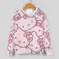 thumbnail image 3 of Hello Kitty Boys 2 Piece Tracksuit Athletic Sweatsuits Sets Hooded Sweatshirt And Jogger Sweatpants Clothing Sets for Kids, 3 of 8