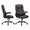 Brown/Flip-up Armrest/26.30 x 29.50 x 47.60 inch, variant on Alvantor PU Leather Executive Office Chair, Ergonomic Big and Tall Computer Desk Chairs, Breathable Leather Chair with Adjustable Flip-up Armrests, Adjustable Lumbar Support, Heavy Duty 300lbs