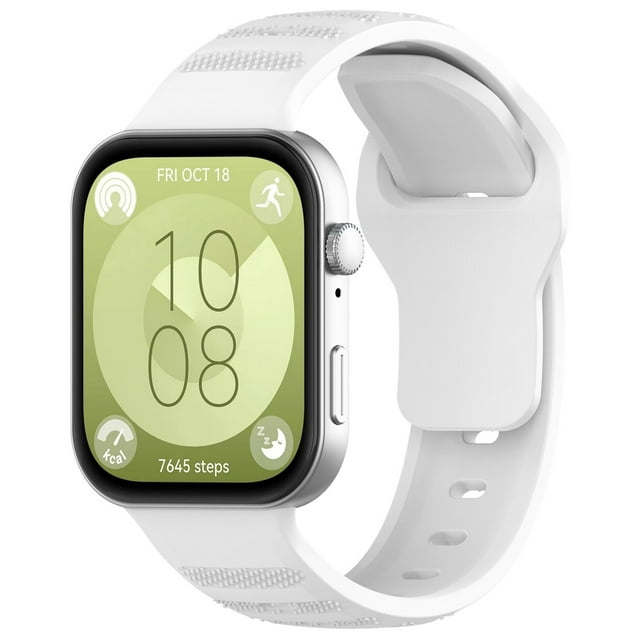 Pulsera de silicona deportiva de color sólido a prueba de sudor con ajuste cómodo y amplia compatibilidad compatible con Smartwatch