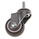 thumbnail image 2 of Ruedas giratorias de goma resistentes para carritos, muebles, camas, ruedas industriales 1.25 pulgadas, 2 of 7