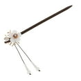 thumbnail image 4 of 18 cm de largo adorno nupcial para el cabello pasadores para el cabello pasadores para el cabello de aniversario de boda Yuyangstore Palillo de pelo de madera vintage, 4 of 8