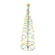 thumbnail image 1 of Espiral solar espiral Árbol de Navidad LED Luz Al aire libre Patio trasero Pathway Automático Lámpara a prueba de viento Decoración para el hogar Suministros de iluminación Luz colorida seitruly HA009766-01B, 1 of 6