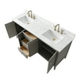 thumbnail image 6 of Vanity Art 72" Double Sink Bathroom Vanity Cabinet,Freestanding Storage Cabinet with Engineered Marble Top, Undermount Sinks, Drawer, and Shelve, 6 of 6