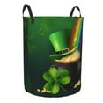 thumbnail image 2 of Balery St. Patrick's Day4 Round Laundry Basket with Handles Waterproof Freestanding Laundry Hamper for Clothes Toys in the Dorm and Family-Medium, 2 of 8